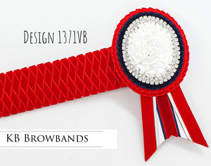 KB Browbands Design 1371VB