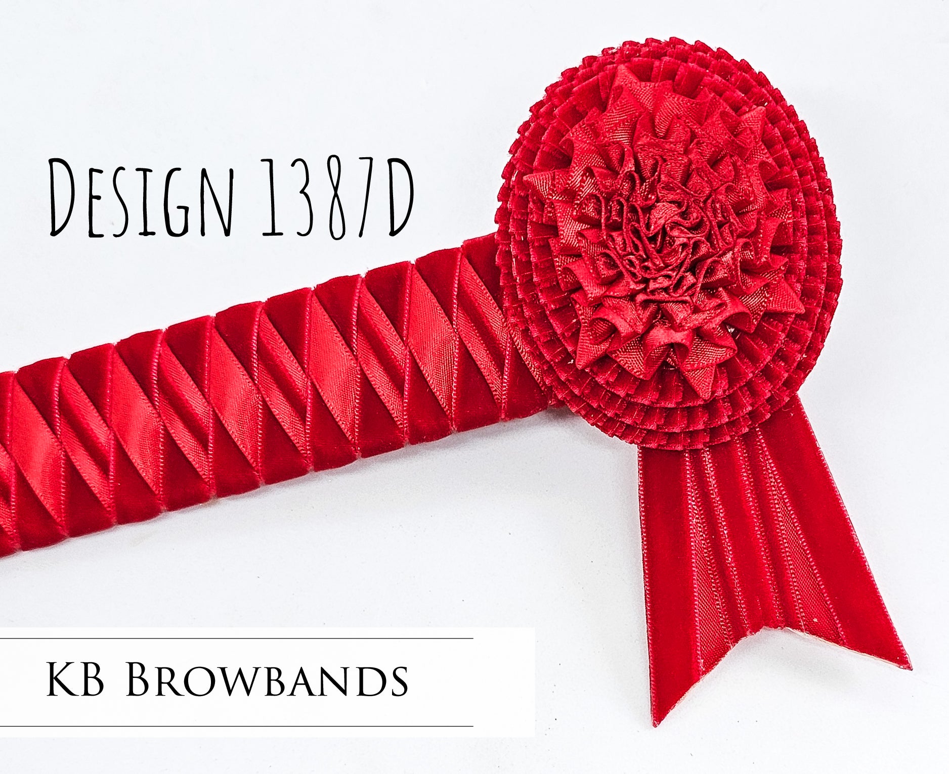 KB Browbands Design 1387D