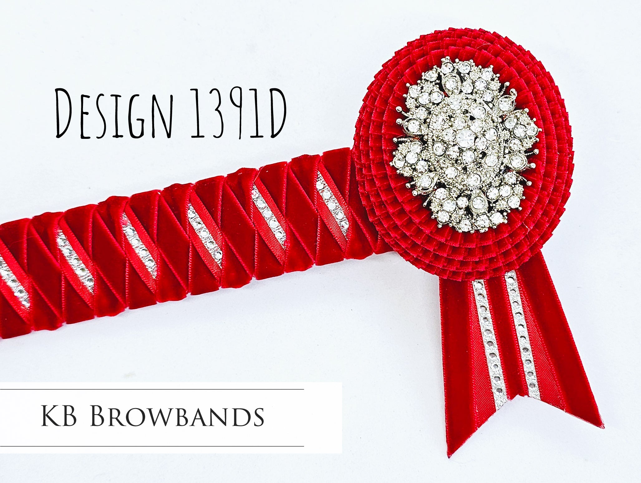 KB Browbands Design 1391D