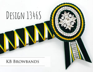 KB Browbands Design 1346S