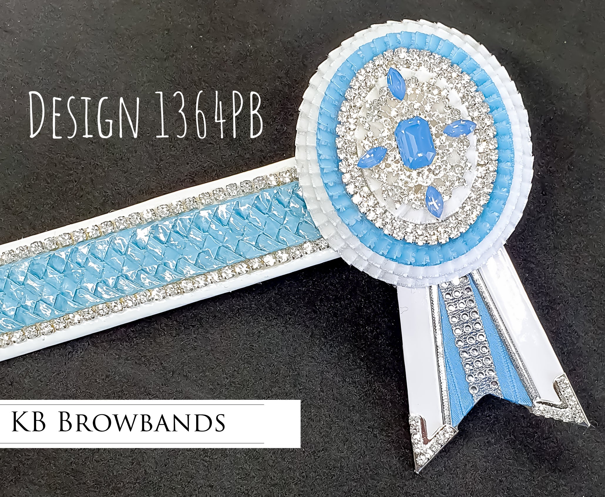 KB Browbands Design 1364PB