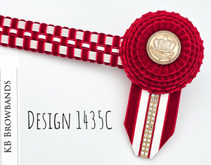 KB Browbands Design 1435C
