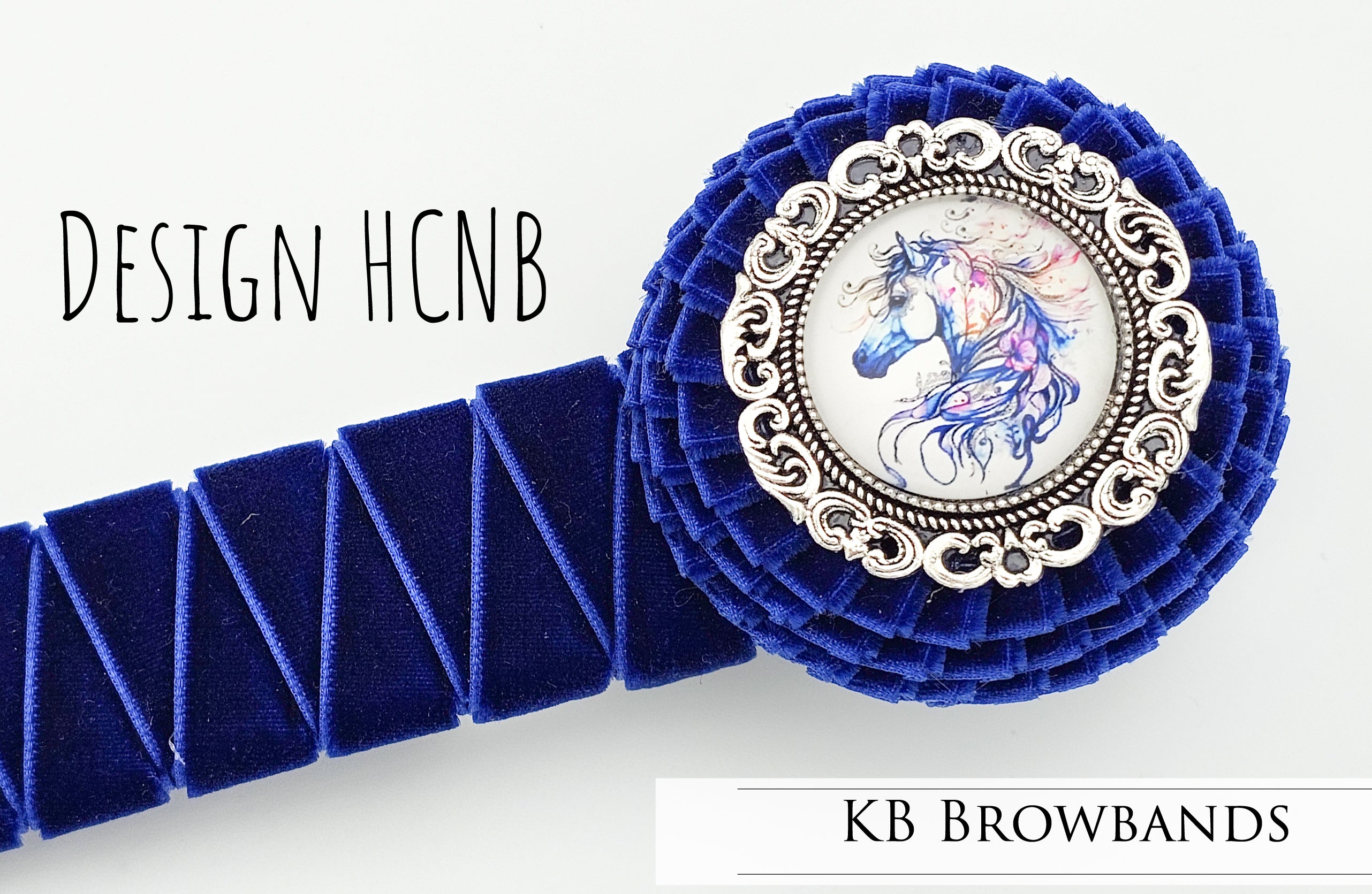 15inch x 1inch- Design HCNB- Royal blue/silver