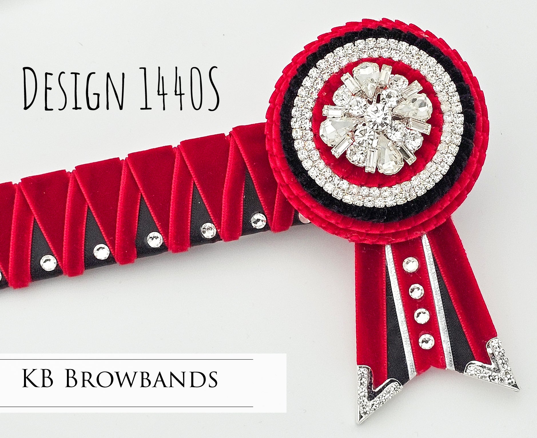 16inch x 1.25inch- Design 1440S (red/black)