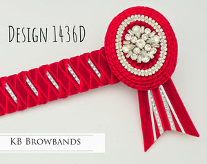 KB Browbands Design 1436D