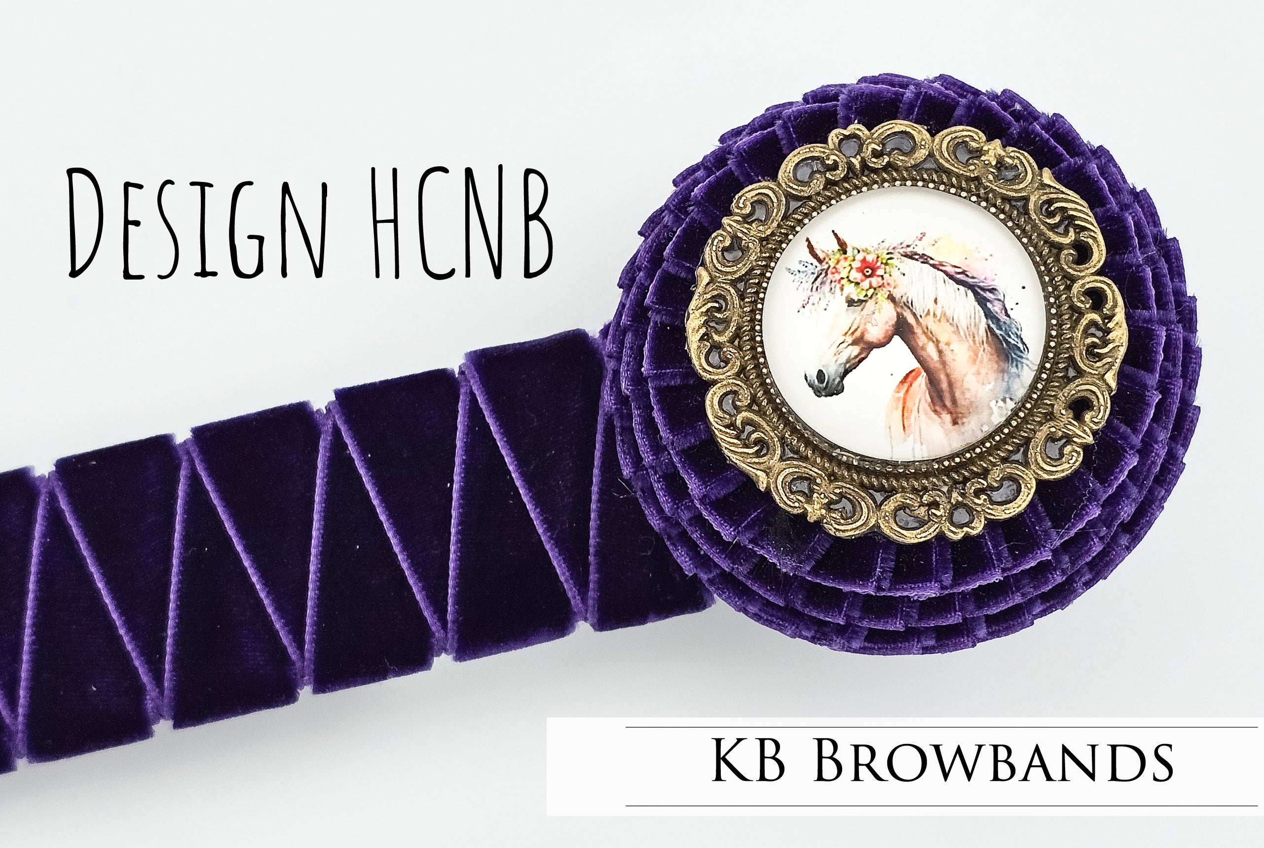 14inch x 1inch- Design HCNB- Purple/gold