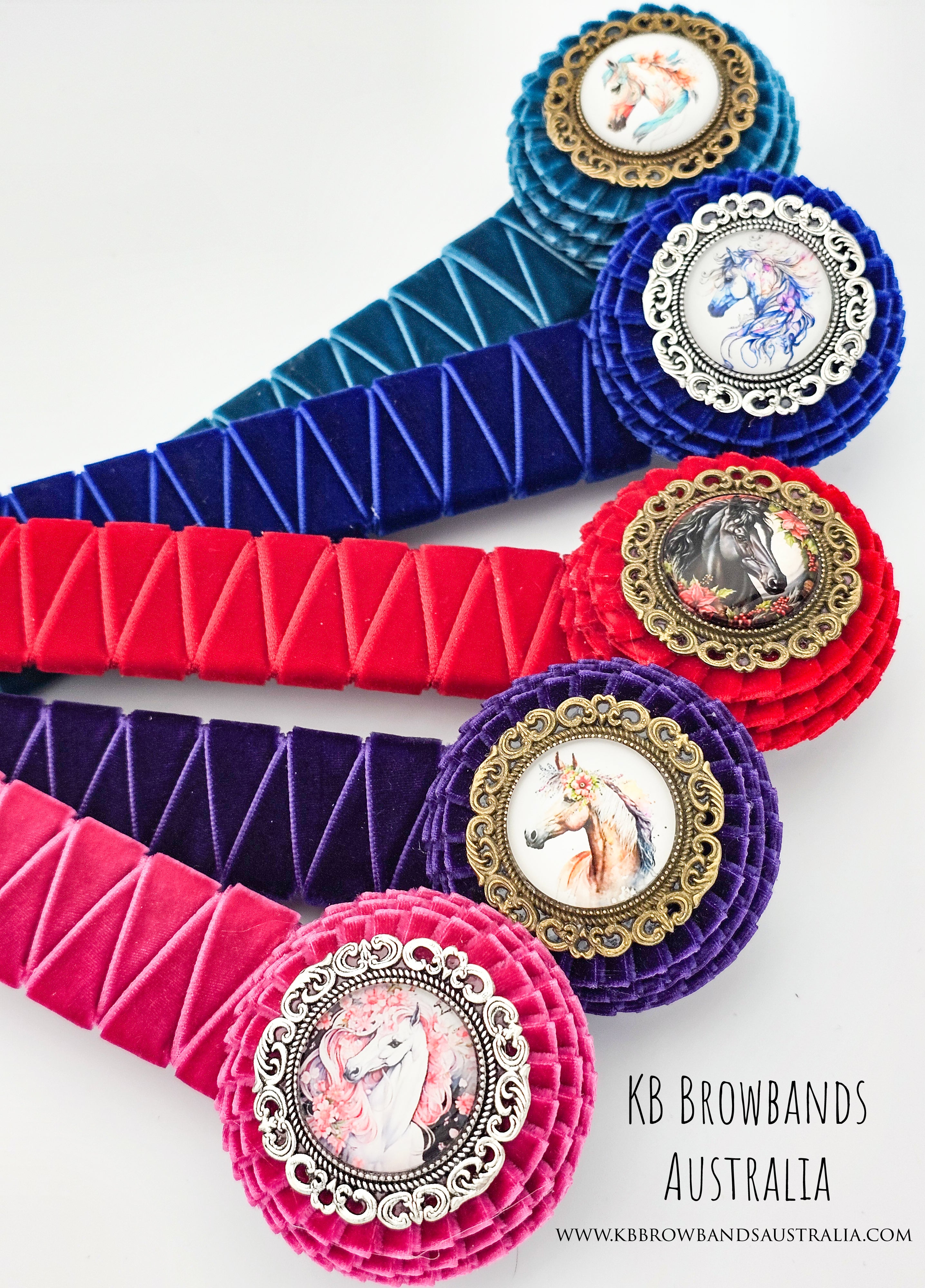 KB Horse Cameo Browbands