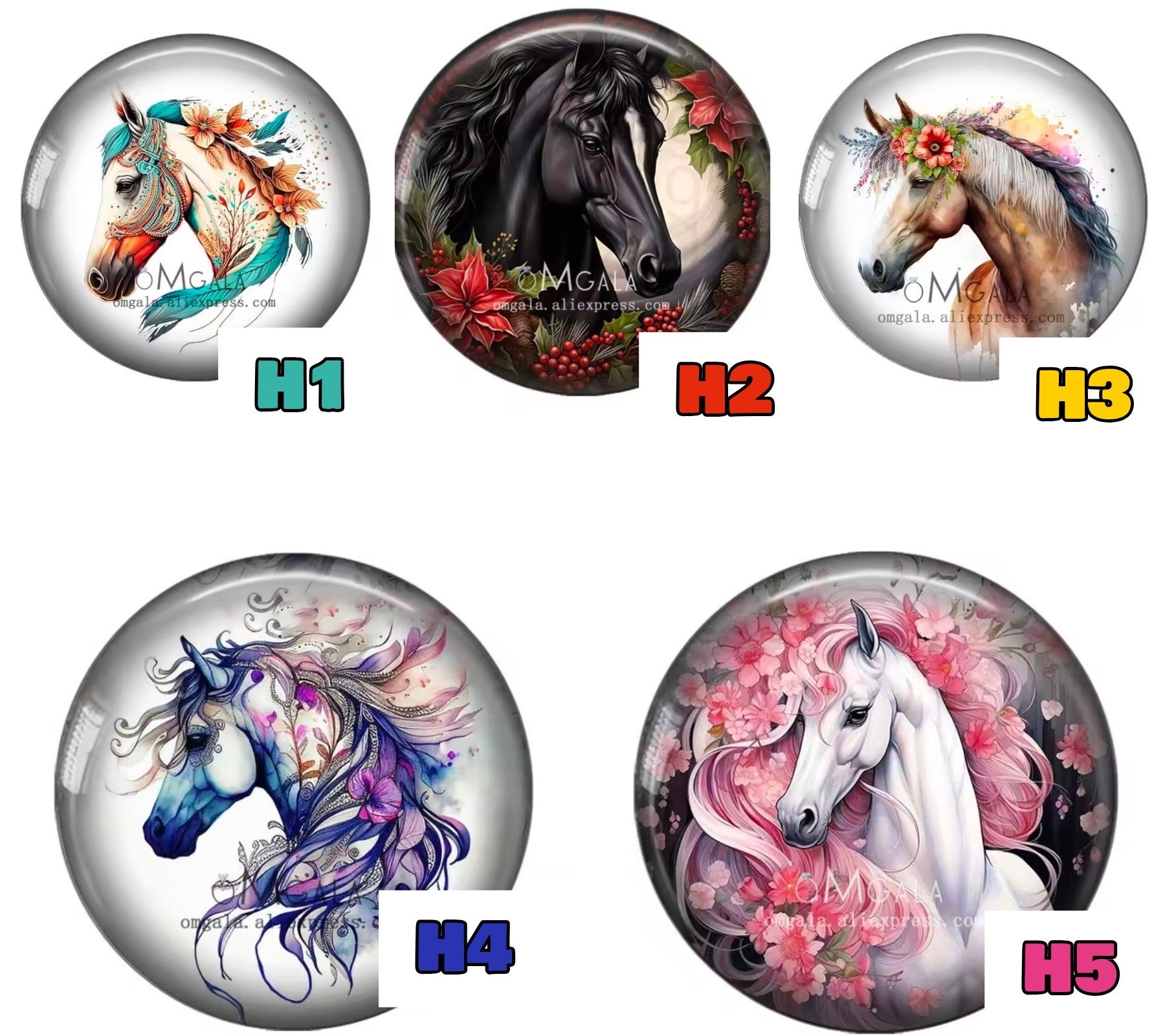 KB Horse Cameo Browbands