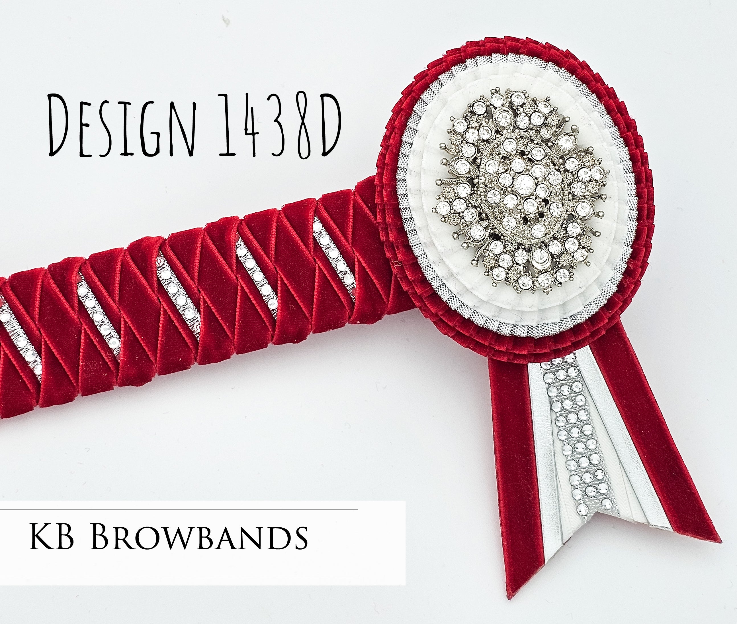 KB Browbands Design 1438D