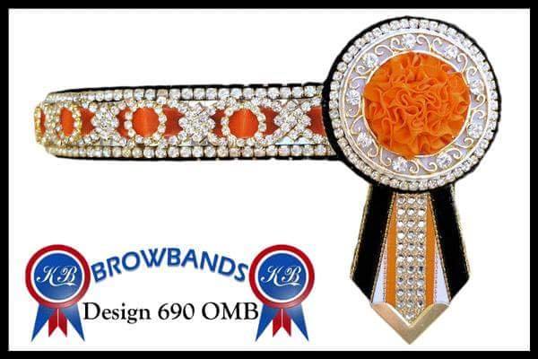 KB Browbands Design 690OMB