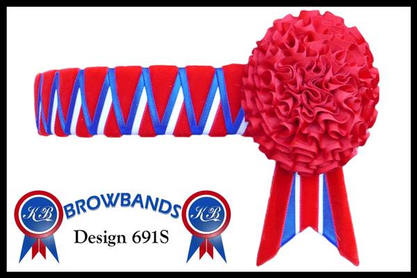 KB Browbands Design 691S