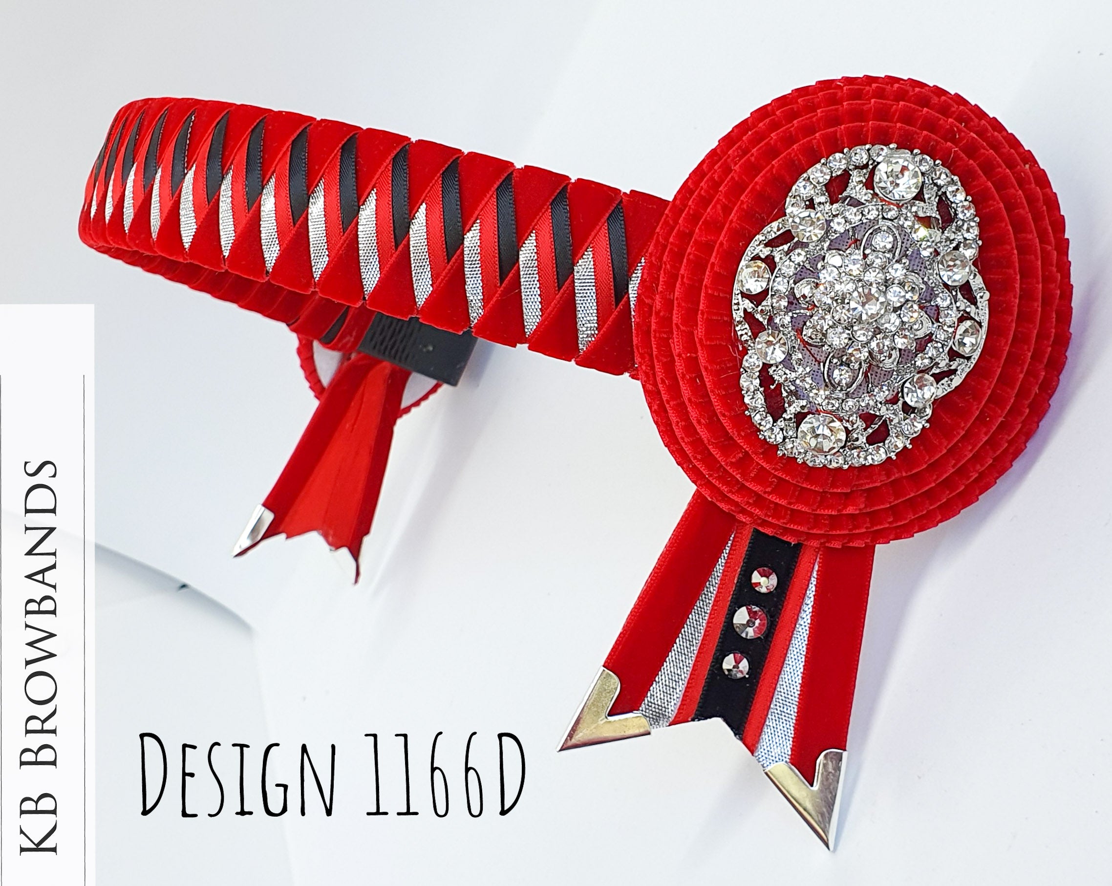 KB Browbands Design 1166D (large sizes only)