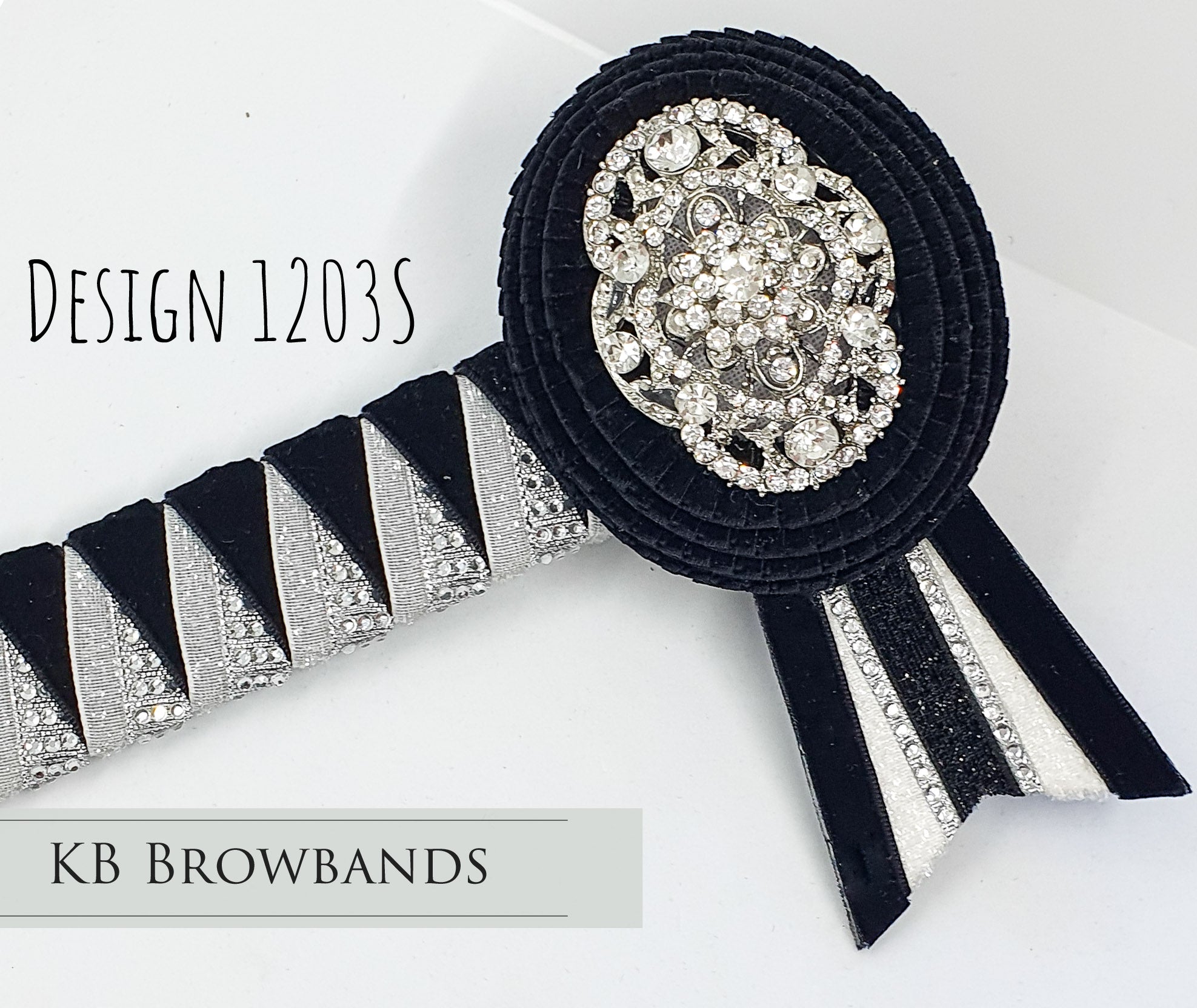 KB Browbands Design 1203S (large sizes only)