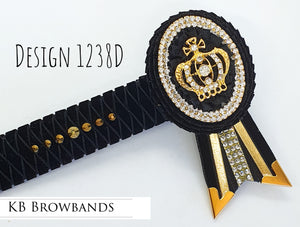 KB Browbands Design 1238D