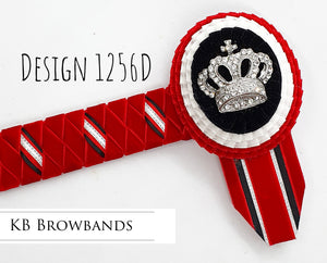 KB Browbands Design 1256D