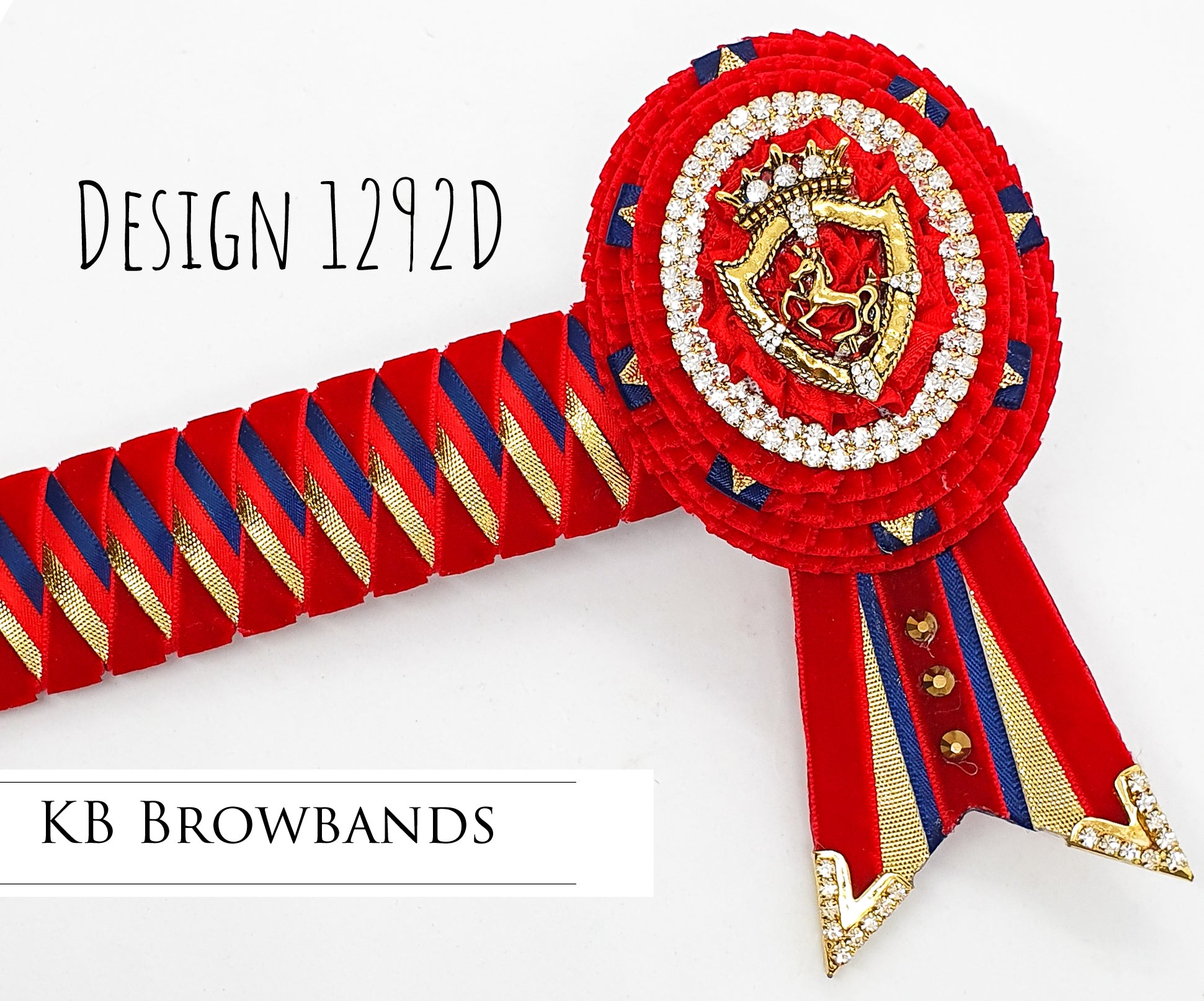 KB Browbands Design 1292D