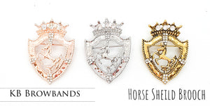 Horse Sheild Brooch