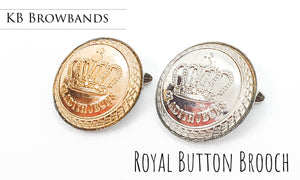 Royal Button Brooch - 30mm